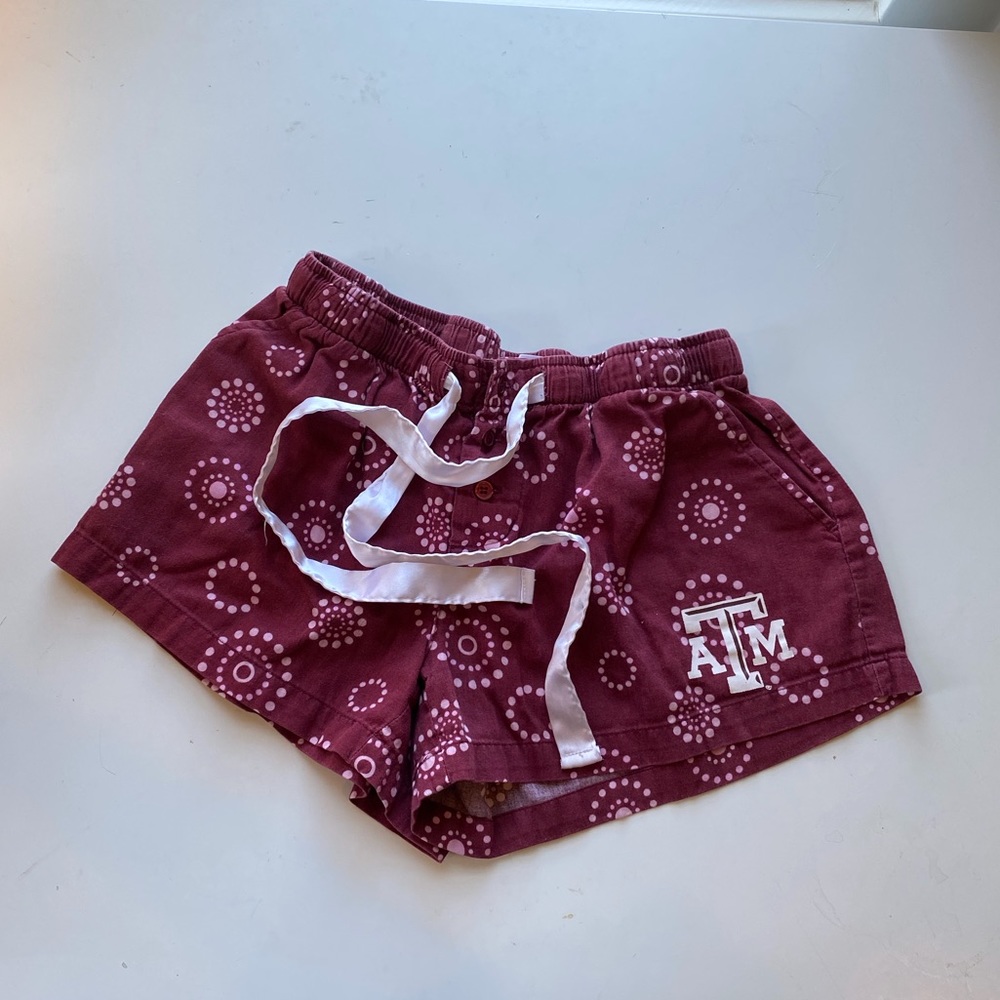 Texas A&M lounge / pajama shorts. Small.